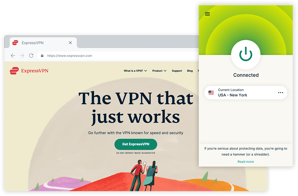 ExpressVPN Landingpage